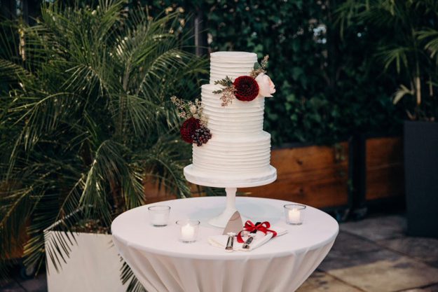 elegant buttercream wedding cake - dulce couture ottawa