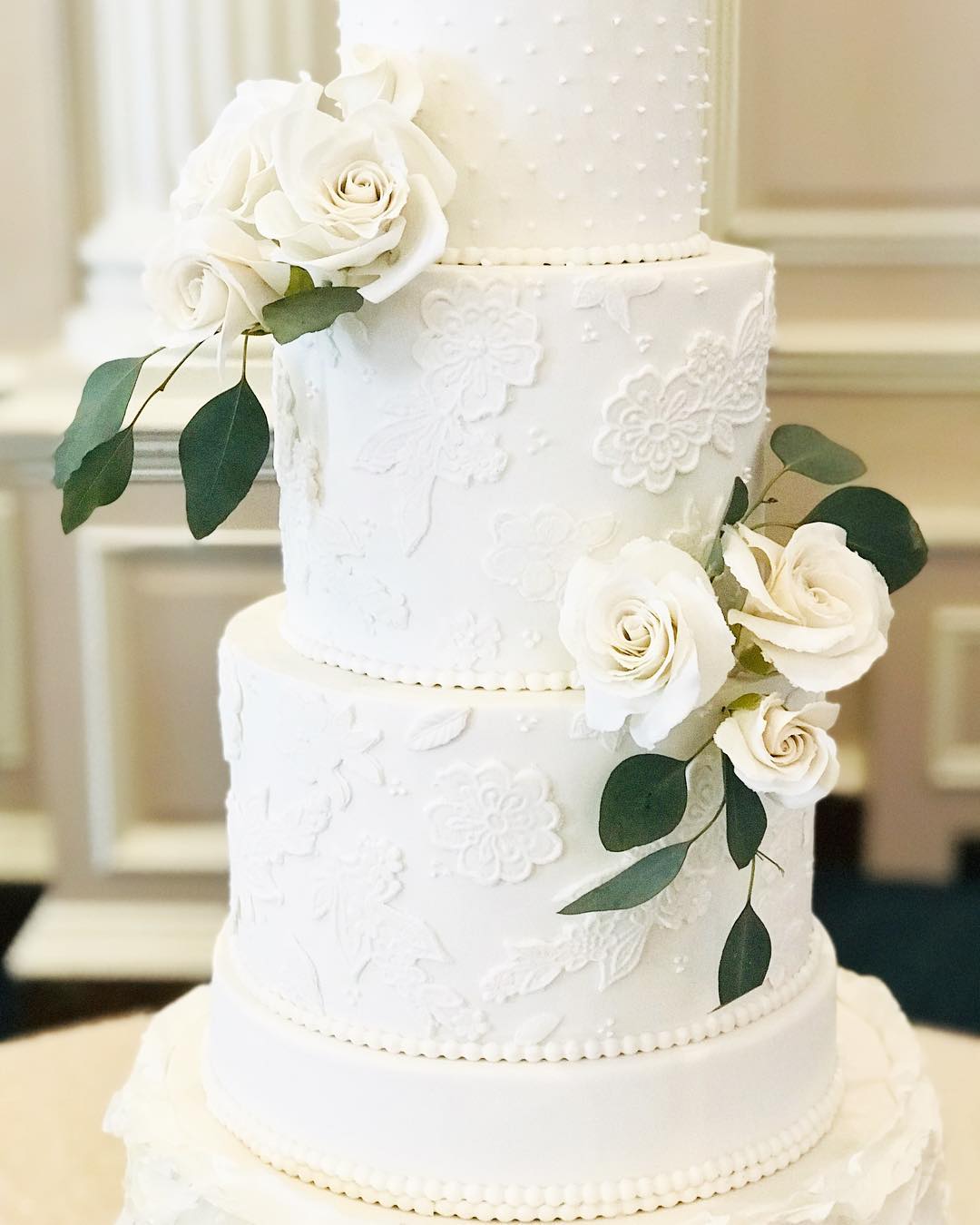 Tulicakes - 14kg 4 tier Buttercream wedding cake adorned with fresh  flowers.. Tulicakes http://Instagram.com/tuli.cakes #birthdaycake  #homebaker #saket #saketbaker #southdelhi #ordercake #customisedcake  #newdelhibaker #love #celebrationcake #wedmegood ...
