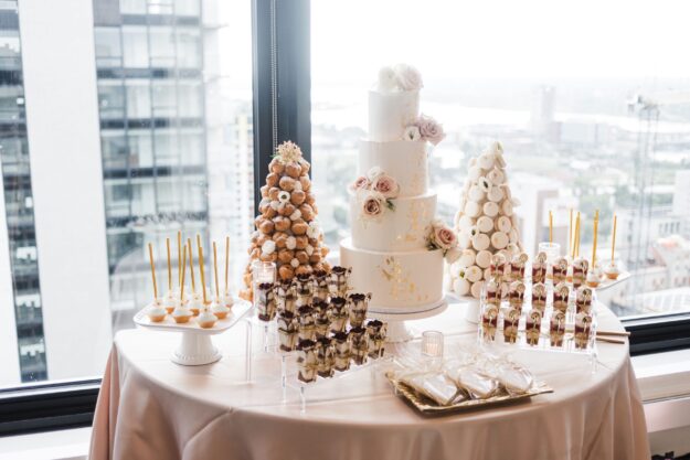 Sweets table for wedding